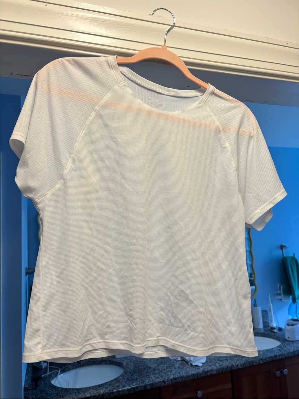 Athleta Grid Knit Tee